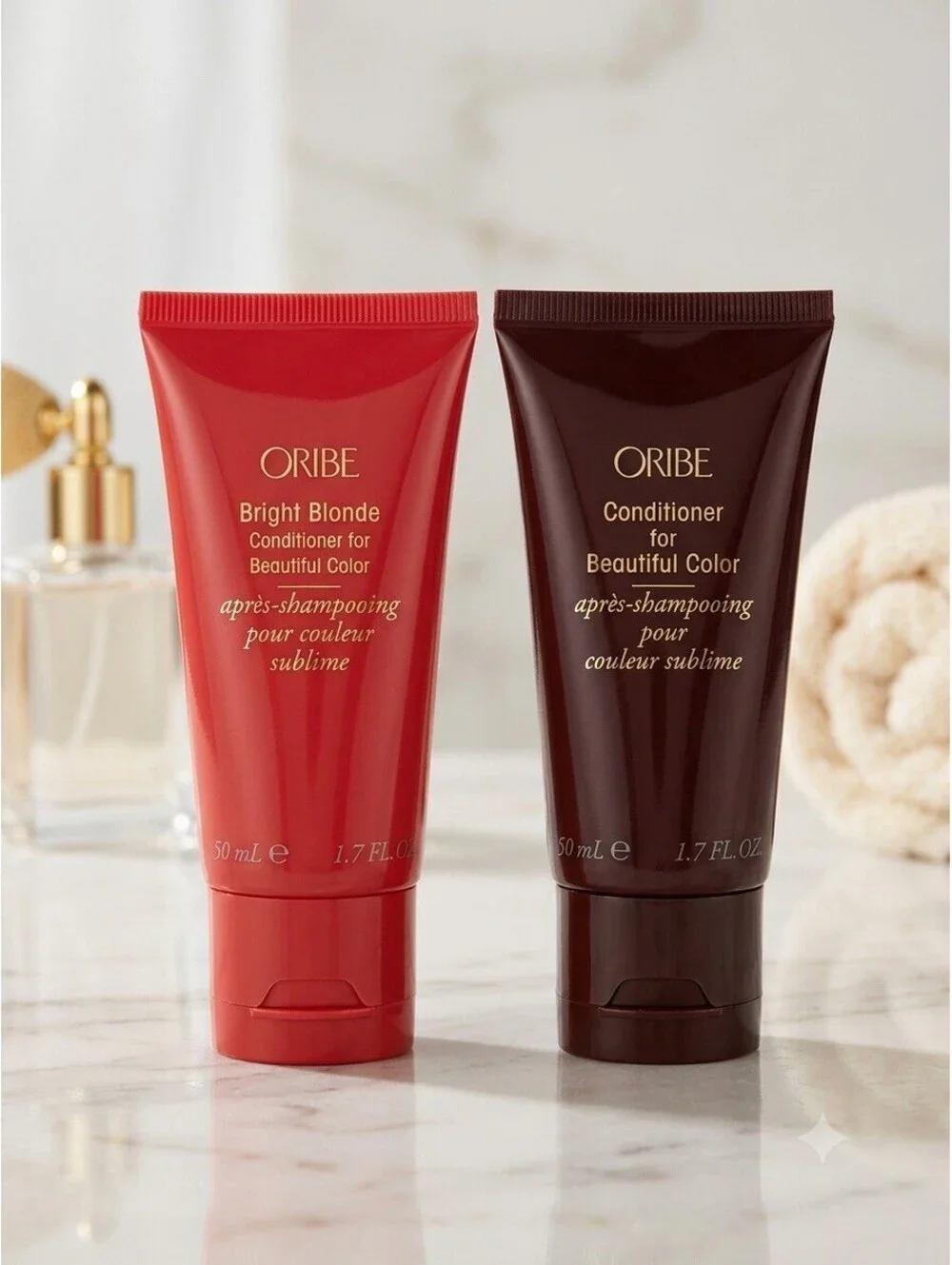 Oribe Conditioner Lot of 2 Travel Size - Bright Blonde & Beautiful Color 1.7 oz⁠